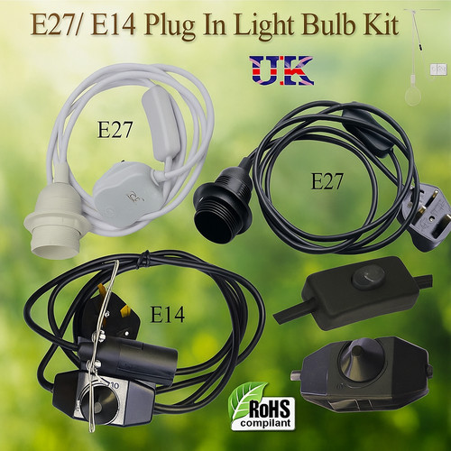 Kit lampadina spina e27 - kit,