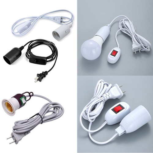 Portalampada plug e27 - us,