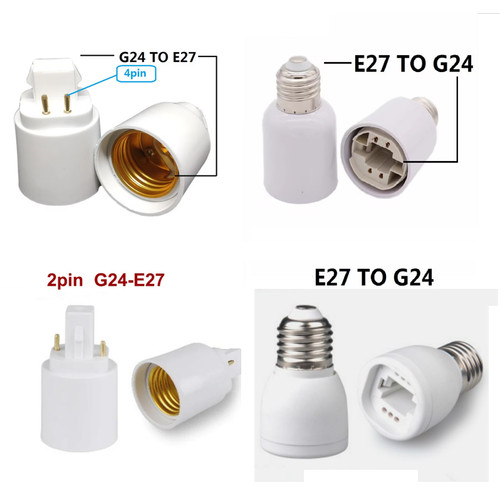 Presa luce g24 e27 - g24,