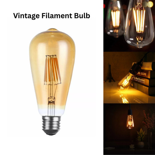 E27 st64 filamento vintage - vintage, 8w